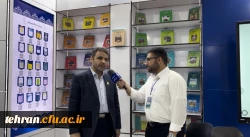 حضور دکتر اولی در حاشیه سی و پنجمین نمایشگاه بین المللی کتاب تهران 2