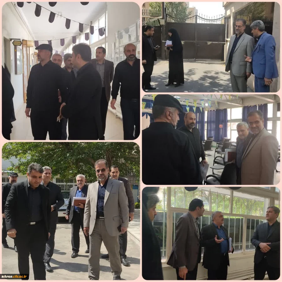 بازدید معاون برنامه ریزی و توسعه منابع دانشگاه فرهنگیان 2