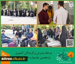 مرحله پذیرش برگزیدگان کشوری یازدهمین جشنواره کشوری تدریس برتر