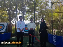 مسابقات تیر اندازی در حال برگزاری.