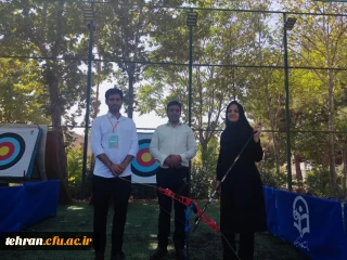 مسابقات تیر اندازی در حال برگزاری.