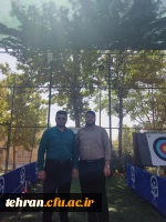 مسابقات تیر اندازی در حال برگزاری.