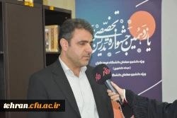 مصاحبه دکتر اولی با عوامل برنامه درشهر شبکه تهران سیما و پوشش خبری جشنواره تدریس برتر