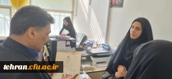 بازدید رئیس دانشگاه فرهنگیان استان تهران از مرکز آموزش عالی شهید شرافت 2