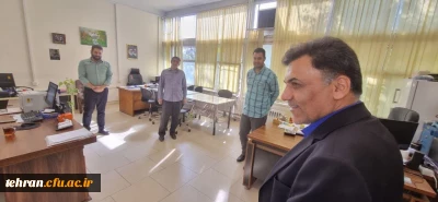 بازدید رئیس دانشگاه فرهنگیان استان تهران از مرکز آموزش عالی شهید شرافت
