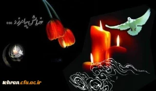پیام تسلیت رئیس دانشگاه فرهنگیان استان تهران به همکار پردیس شهید چمران جناب آقای مشهدی عباسی