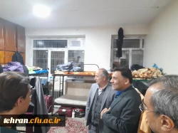 بازدید معاونت برنامه ریزی و توسعه منابع دانشگاه از سرای دانشجویی شهدای مکه 2