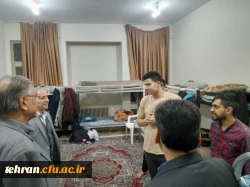 بازدید معاونت برنامه ریزی و توسعه منابع دانشگاه از سرای دانشجویی شهدای مکه 4