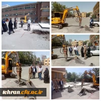  آغاز عملیات ساخت المان شهید گمنام در مرکز شهید باهنر با حضور مدیرکل امور شاهد و ایثارگر دانشگاه فرهنگیان 2