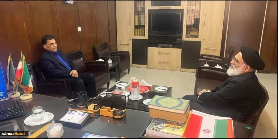 دیدار رئیس دانشگاه فرهنگیان استان تهران با رئیس شورای هماهنگی تبلیغات اسلامی استان تهران  2