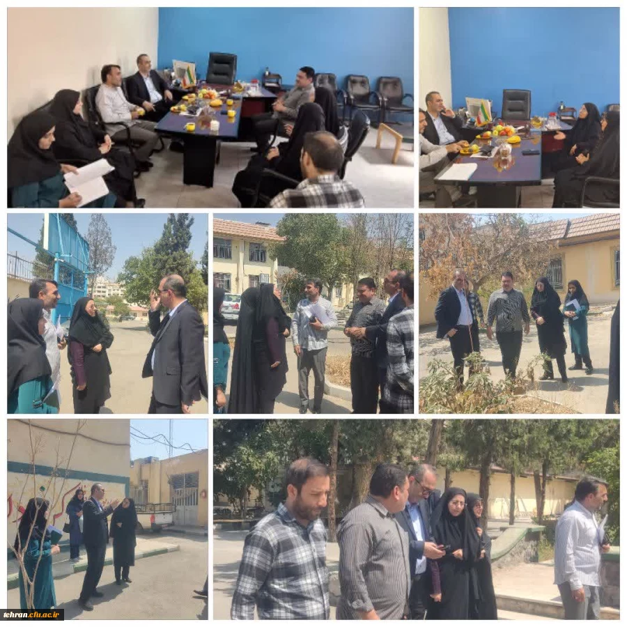 حضور شهردار واوان و مسئولان زیبا سازی شهرستان در مرکز عترت  