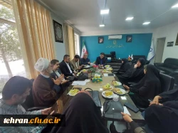 نشست صمیمی اعضای گروه الهیات با رئیس دانشگاه فرهنگیان تهران 