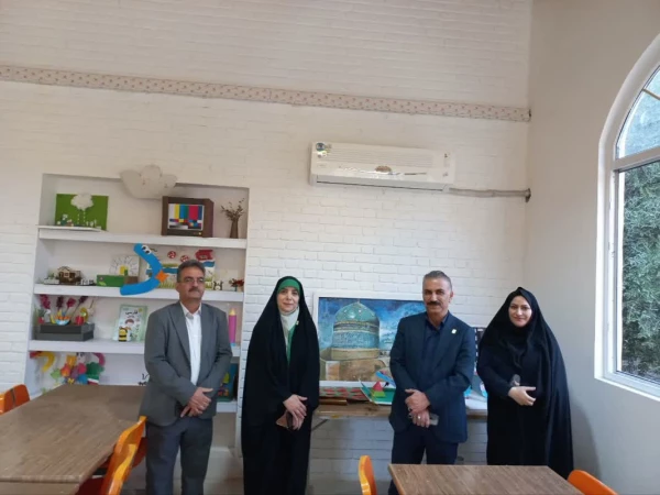 بازدید دکتر علیپور معاونت آموزشی و تحصیلات تکمیلی دانشگاه فرهنگیان و خانم دکتر پرک از پردیس زینبیه 2