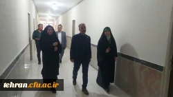  بازدید دکتر علیپور معاونت آموزشی و تحصیلات تکمیلی دانشگاه فرهنگیان و خانم دکتر پرک از پردیس زینبیه 3