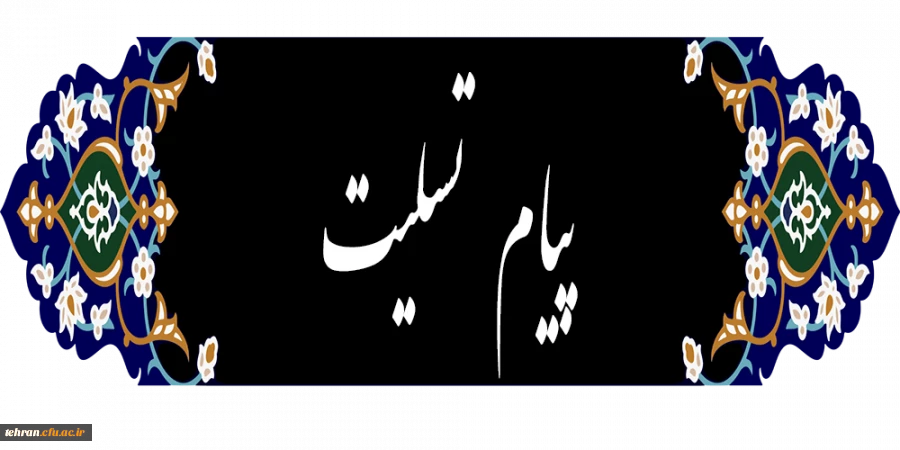 خدمت جناب حجت الاسلام والمسلمین حاج آقای شکری، معاون محترم دفتر نهاد نمایندگی مقام معظم رهبری دانشگاه فرهنگیان استان تهران 