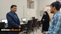 بازدید رییس دانشگاه فرهنگیان استان تهران از دانشکده شهید شرافت 