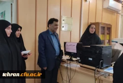 بازدید رییس دانشگاه فرهنگیان استان تهران از دانشکده شهید شرافت 