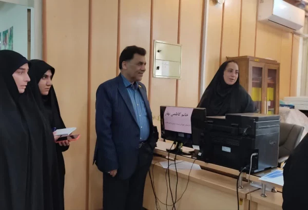 بازدید رییس دانشگاه فرهنگیان استان تهران از دانشکده شهید شرافت 