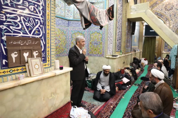 حضور دکتر برزویی رئیس دانشگاه فرهنگیان و جلال دلقندی مشاور وزیر آموزش و پرورش در مراسم معنوی اعتکاف دانشجومعلمان استان تهران  2