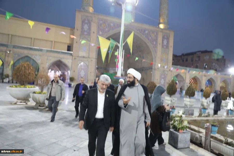 حضور دکتر برزویی رئیس دانشگاه فرهنگیان و جلال دلقندی مشاور وزیر آموزش و پرورش در مراسم معنوی اعتکاف دانشجومعلمان استان تهران  5