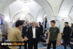 حضور دکتر برزویی رئیس دانشگاه فرهنگیان و جلال دلقندی مشاور وزیر آموزش و پرورش در مراسم معنوی اعتکاف دانشجومعلمان استان تهران  6