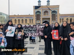 حضور سرپرست دانشگاه فرهنگیان پردیس زینبیه  به همراه استادان ،کارکنان و دانشجو معلمان 2