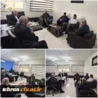 برگزاری جلسه شورای اداری_آموزشی در اولین روز کاری سال جدید در دانشکده ادبیات شهید مفتح