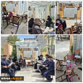 برگزاری مراسم عزاداری چهلم قائد امت اسلام و شهدای مدرسه شجره طیبه میناب در مرکز عترت 