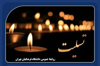پیام تسلیت؛

عرض تسلیت خدمت جناب آقای دکتر محمدی