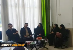 بازدید معاونت امور دانشجویی دانشگاه فرهنگیان تهران از دانشکده علوم پایه مرکز شهید شرافت 2