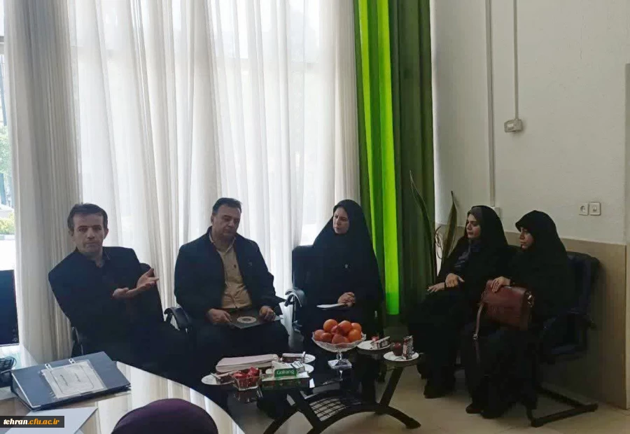 بازدید معاونت امور دانشجویی دانشگاه فرهنگیان تهران از دانشکده علوم پایه مرکز شهید شرافت 2